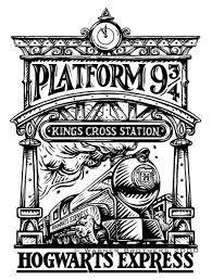 B W Hogwarts Express Art Harry Potter Drawings Harry Potter Art Harry Potter Theme