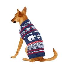 Keep Your Pet Looking Stylish And Feeling Cozy Through The Holidays With The Frisco Dog Cat Polar Bear Fair Isle Sweater Dog Cat Polar Bear Fair Isle Sweater