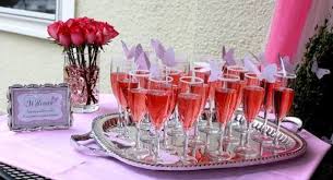 Butterfly Rimmed Drinks Baby Shower Drinks Pink Baby Shower Baby Shower