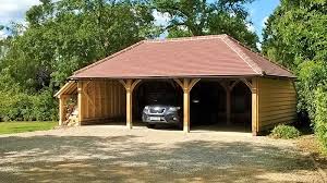 Find great deals on ebay for oak framed carport. Oak Framed Car Port Kits 2 Bay Oak Garages Oak Beams And Frames Direct The Chippy Range Of Oak Frame Garage Kits Comprises 47 Standard Designs From 1 To 4
