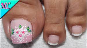 More images for flores uñas diseños pies » Diseno De Unas Para Pies Flores Sencillas Flowers Nail Art Nlc Artofit