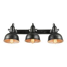 4.5 out of 5 stars. Triple Light Wall Sconce In Dome Rustic Industrial Wrought Iron Wall Light For Warehouse Bathroom Restaurant Takeluckhome Com