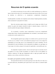 Report el quinto acuerdo todo.pdf. Resumen Del Libro El Quinto Acuerdo