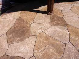 Check spelling or type a new query. Up Close Pic Of Stamped Concrete Looks Like Flagstone But That S A Solid Slab Stamped Concrete Outdoor Fireplace Designs Patio Tiles