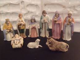 Add to favorites vintage homco 5608 mary joseph and baby jesus on a donkey christmas nativity holiday decor vintage christmas porcelain ceramic figurine. Home Interior White Nativity Set Novocom Top