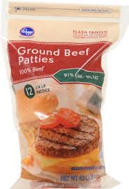 Maybe you would like to learn more about one of these? Kroger Ground Beef Patties 91 Lean 12 Ct 48 Oz Kroger