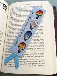 Cross Stitch Bookmark Let Your Imagination Soar Handcrafted Bookmark Gift For Bookworm Capraz Dikis Modelleri Kanavice Nakis