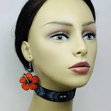 Natural M.O.P Shell With Fimo Flower Earrings. Mother of Pearl Shell With  Fimo Flower Earrings. Assorted Colors.