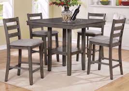 Made from solid chinese hardwood and wood composite, this set is. Tahoe 5 Piece Counter Height Dining Table Set Gray Home Furniture Plus Bedding