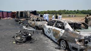 Image result for [BREAKING] 20 vehicles burnt as tanker explodes in Festac