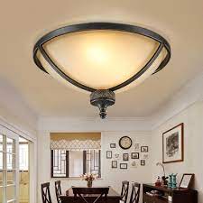 Carefully made by artisans from sturdy metal, this fixture has a round canopy in a versatile solid finish. Frosted Glass Dome Ceiling Light Dining Room Foyer 3 Lights Flush Mount Light Beautifulhalo Com