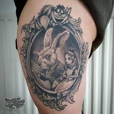 Black Alice In Wonderland Tattoos Alice In Wonderland Black And Grey Realistic Illustration Portrait Tattoo Done By Nick Imms In Birmingha Wonderland Tattoo Tattoos Alice And Wonderland Tattoos