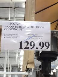 Wood Burning Outdoor Cooking Pit Costcochaser