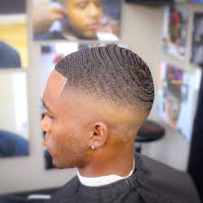 Waves Degrade A Blanc Coupe De Cheveux Homme Coiffure Homme Noir Cheveux Courts Cheveux Afro Homme Coiffeurs Pour Homme