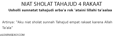Shalat tarawih dan witir 11. Tata Cara Sholat Tahajud Doa Sholat Tahajud Niat Waktu Sholat Tahajud