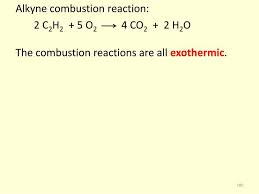 Ppt Alkyne Combustion Reaction 2 C 2 H 2 5 O 2 4 Co 2