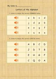 There are always a lot of those activities online. Alphabet Letters Activity