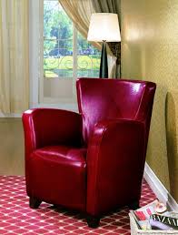 Coaster Transitional Faux Leather High Back Accent Chair Red You Can Discover Even More Information By Checking Out The Accent Chairs Vinyl Chairs Furniture