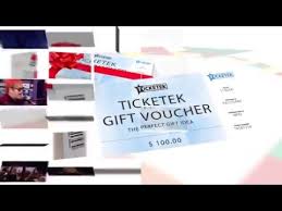 Each mobile ticket has a unique bar code. Ticketek Gift Voucher One Gift Thousands Of Experiences Youtube
