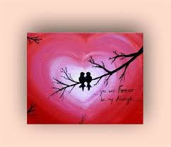 Image Result For Valentine S Day Ideas For Beginners Canvas Painting Love Canvas Painting Canvas Painting Diy Valentines Art