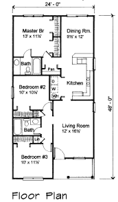 Bungalow Style House Plan 72710 With 3 Bed 2 Bath Bungalow Floor Plans Bungalow House Plans House Plans Uk