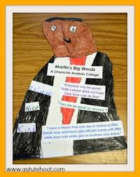 Martin S Big Words A Mlk Character Analysis Collage Martin Luther King Reading Character Analysis Big Words