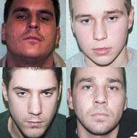 Violent robbers jailed today