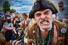 Pirates land and take over! County gives away key to Captain Kidd!