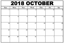 October 2018 Calendar Vector Format Calendar Printables Printable Calendar Template August Calendar