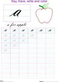50+ cursive writing worksheets ⭐ alphabet letters, sentences. Lowercase Cursive Writing Worksheets Pdf
