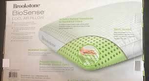 Biosense Memory Foam Pillow For Side Sleepers Brookstone Biosense Cool Air Pillow Biosense Memory Foam Is Designed To Help Support All Sleepers And Conforms To The Precise Air Pillow Brookstone Cool Stuff