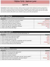 Please, try to prove me wrong i dare you. Esl Trivia Game For Beginner Intermediate Students