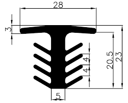 Gummiprofil für die windschutzscheibe des trabant 500 und 600 (alle modelle) und für für die heckscheibe der. Gummiprofile Abdeckung Und T Profile