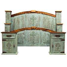 Lmt Imports Beds Turquoise Washed Cross King Bed King From Red Daddy S Furniture And Mattress We carry handcrafted rustic beds, bunk beds, nightstands, dressers, chests of drawers, armoires and other rustic bedroom furnishings and decor.