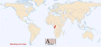 Située en afrique centrale, au cœur du continent et à cheval sur l'équateur. World Atlas The Sovereign States Of The World Rep Of The Congo Congo Brazza