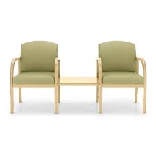 Two Vinyl Guest Chairs With Center Table Guest Chair Chair Vinyl Chairs