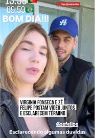 Após deixar os fãs em polvorosa, com o anúncio do término com #ZéFelipe,  #Virginia Fonseca voltou à internet. Direto de Portugal, a influenciadora  surgiu nos Stories do Instagram com o cantor. O ...