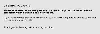 In other words, it is the total days a package on the route. Nikon Uk Temporary Suspends Orders And Shipping Because Of Brexit Nikon Rumors