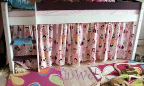 Stoffset / vorhang für hochbett oder etagenbett hochbettvorhang in pink/rosa, gün/orange, blau/rot und pirat passend für das hochbett und das rutschbett 100 % baumwolle maße: Tellerrock Jana Vorhang Tine S Chaotisch Kreative Welt