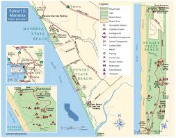 Sunset State Beach Campground Sunset State Beach Political Map Manresa State Beach