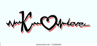 Chopin letter monogram k custom ipod macbook blackberry laptop. Heart Beat Tattoo Printable Black Red Stock Illustration 1723660456