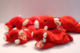 Rare Snort Tabasco Red Bull Beanie Babies Etsy