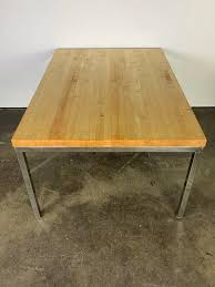 You can repair cracks yourself if they are smaller than a few inches wide. Butcher Block Parsons Dining Table From Design Research For Sale At 1stdibs