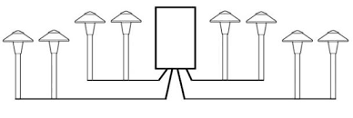 Voltage is the remaining voltage after voltage dropis subtracted out. Low Voltage System Layout Landscape Lighting Supply Company