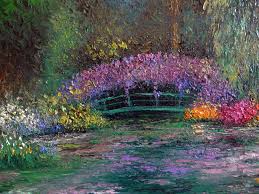 1000 x 1000 jpeg 205 кб. Monet S Garden With Bridge And Purple Vines 12 X16 Impressionist Oil Painting Impressionism Original Oil Painting Impressionist Art Monet