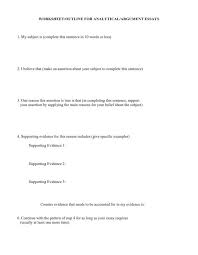 For example, if the topic is gender inequality in the workplace, you can share statistics from research that exemplifies the difference in incomes of the. Simple Argumentative Essay Outline Template Worksheet