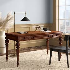 Richmond Hill Solid Wood Writing Desk Wood Writing Desk Solid Wood Writing Desk Home Office Design