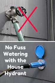 No Fuss Watering With The House Hydrant - Gardening Know Hows Blog Home Remodeling Hose Storage Home Improvement Projects