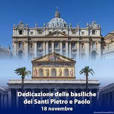 Lorenzo Fontana - Oggi, la Chiesa celebra la dedicazione delle basiliche  degli apostoli Pietro e Paolo, erette sui loro sepolcri. Nella loro  commemorazione, si esprime l'unità degli apostoli e l'unità della Chiesa. |