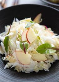 Chinese Cabbage And Apple Salad Recipetin Japan Recipe In 2020 Apple Salad Chinese Cabbage Cabbage